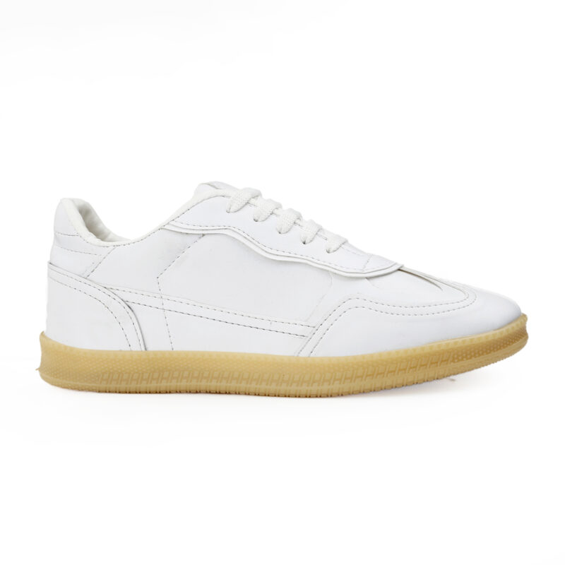 men’s classic white sneakers – minimal streetwear design