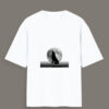 Moon Wolf Graphic Oversized T-Shirt – Premium Cotton Unisex Tee